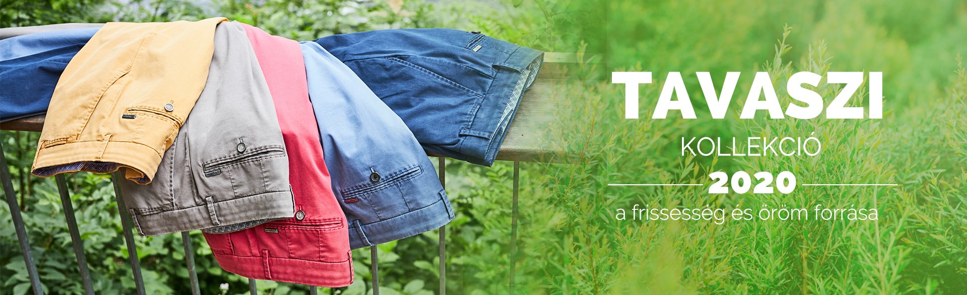 Tavaszi férfidivat kollekció a Men's Shop kínálatában